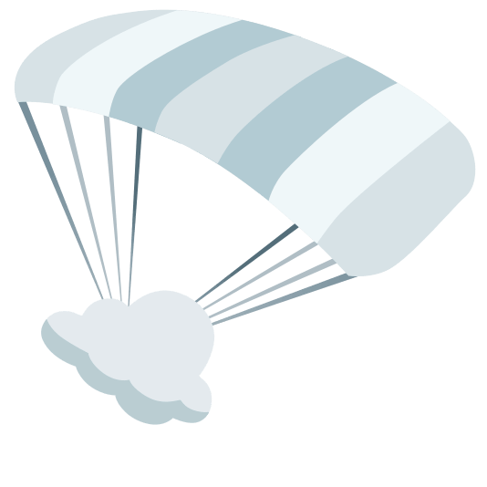parachute cloud