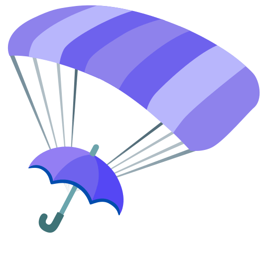 parachute umbrella