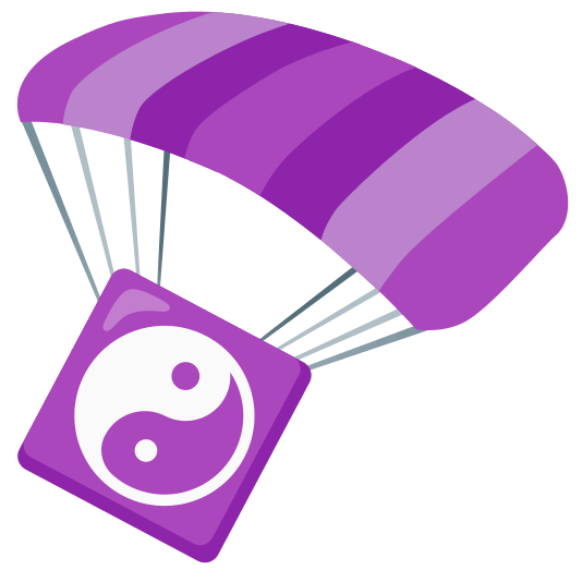 parachute yin yang