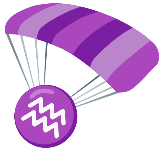 parachute aquarius