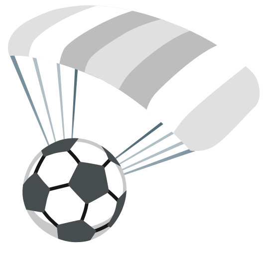parachute soccer