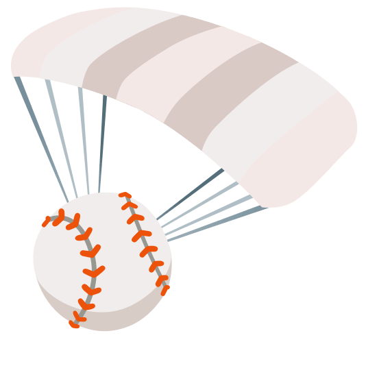parachute baseball