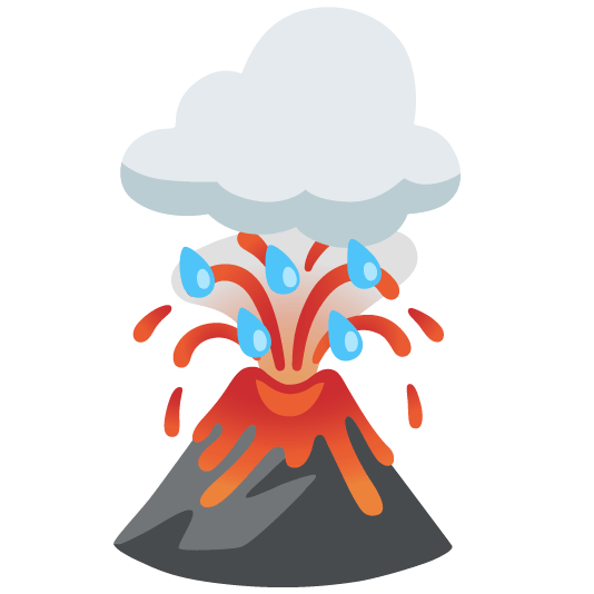 cloud volcano
