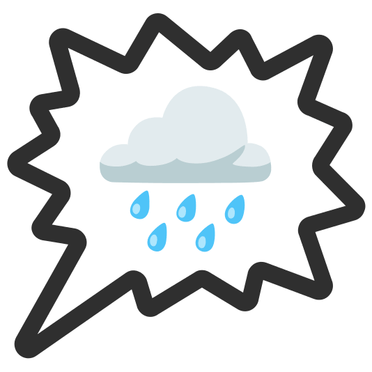 cloud right anger bubble