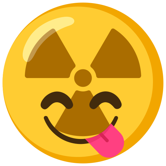 radioactive sign yum