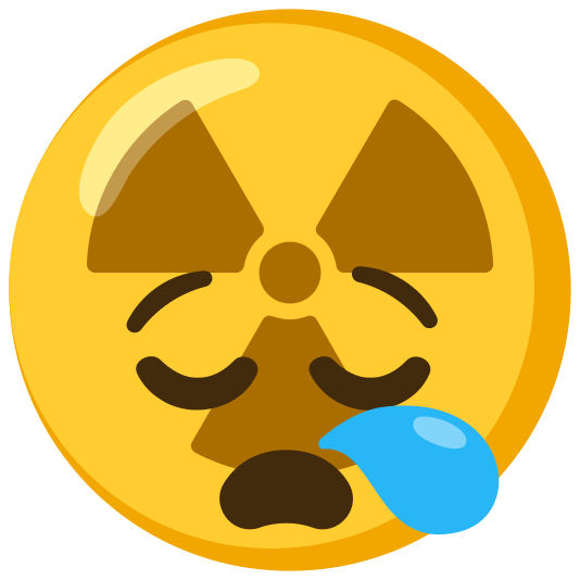 radioactive sign sleepy