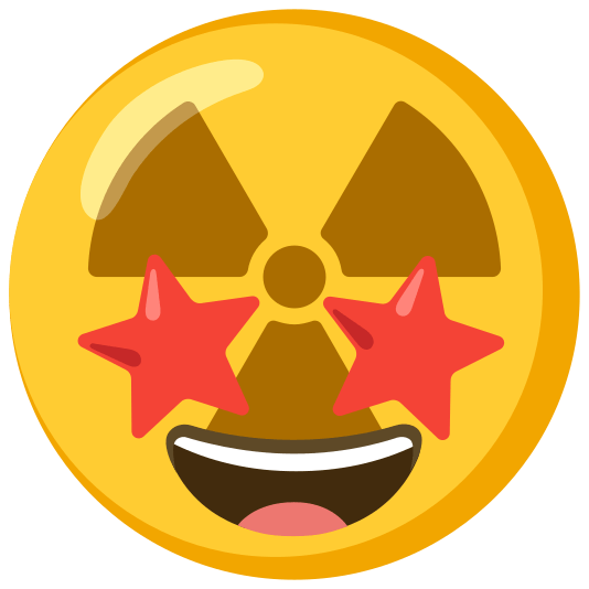 radioactive sign star struck