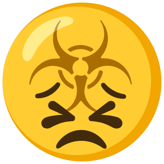 biohazard sign persevere