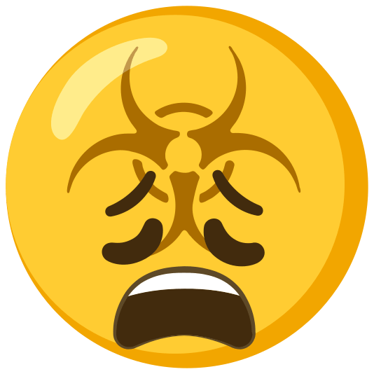 biohazard sign weary