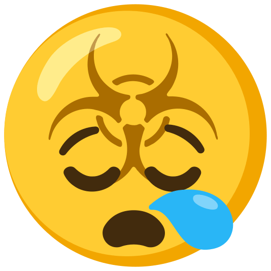 biohazard sign sleepy