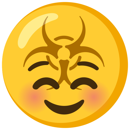 biohazard sign relaxed