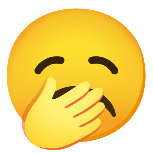 white frowning face yawning face