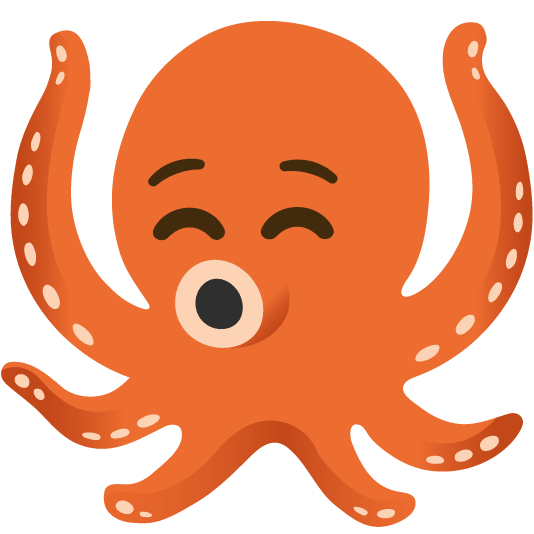 relaxed octopus