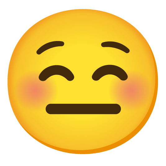 relaxed expressionless