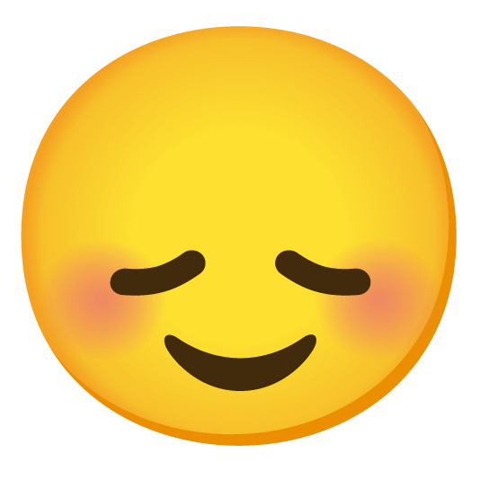 relaxed disappointed