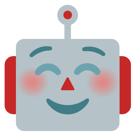 relaxed robot face