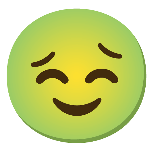 relaxed nauseated face