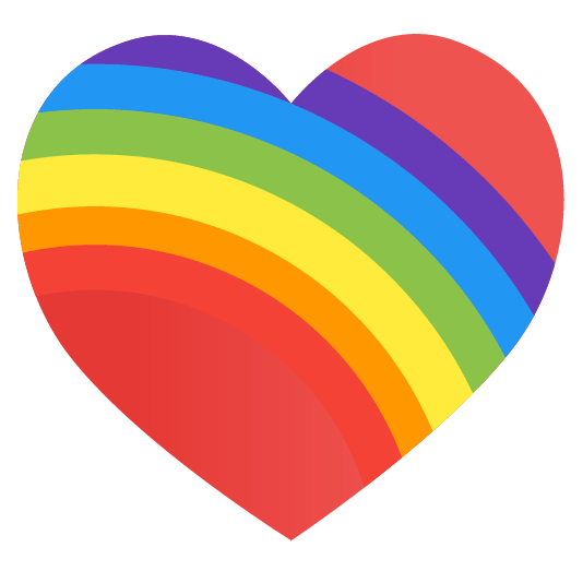 hearts rainbow