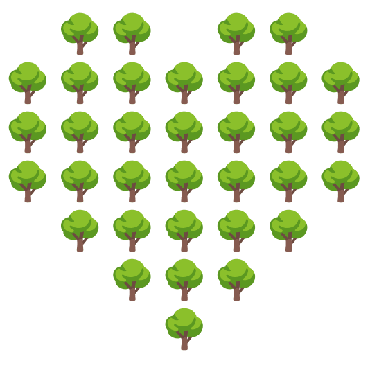 hearts deciduous tree