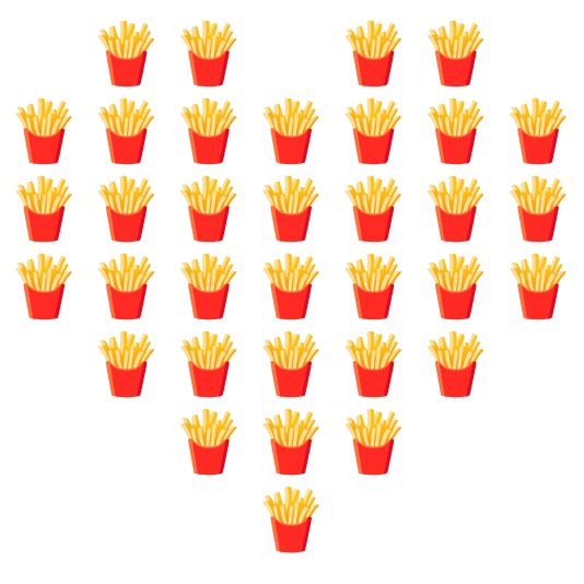 hearts fries