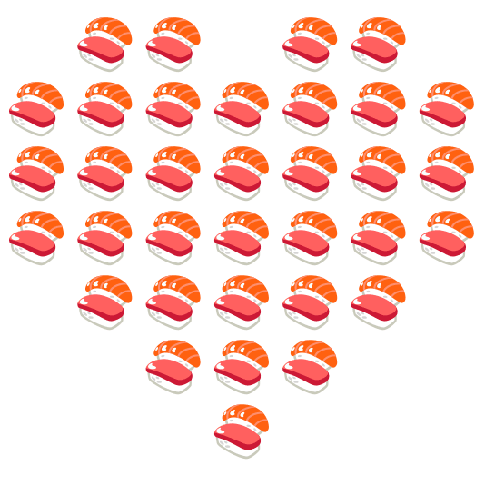 hearts sushi