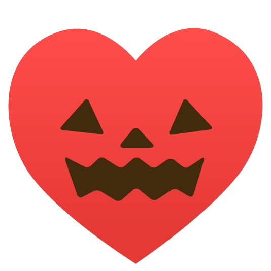hearts jack o lantern