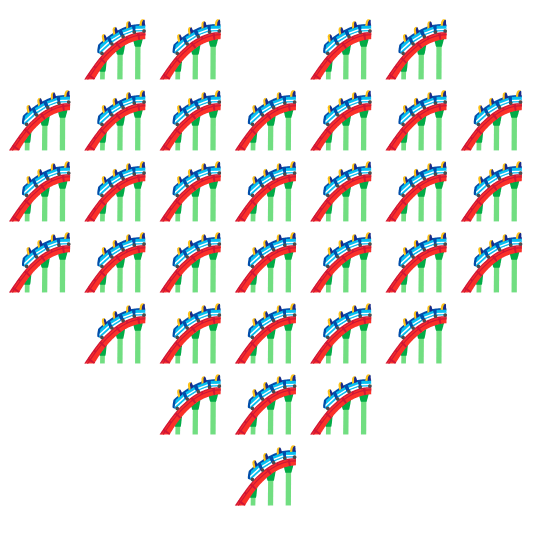 hearts roller coaster