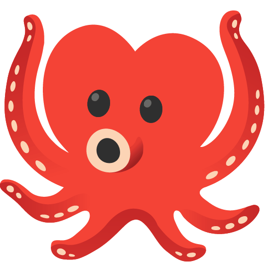 hearts octopus