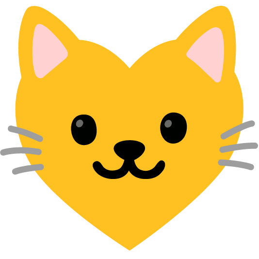 hearts cat