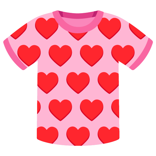 hearts shirt