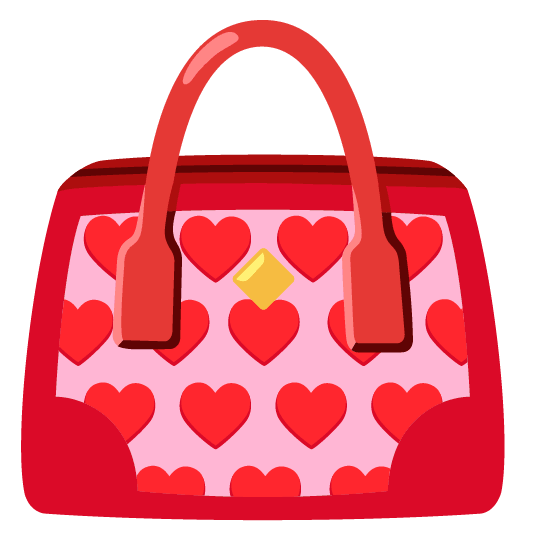 hearts handbag