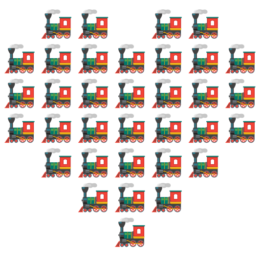 hearts steam locomotive