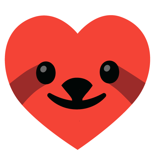 hearts sloth