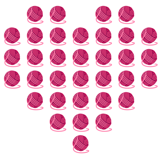 hearts yarn
