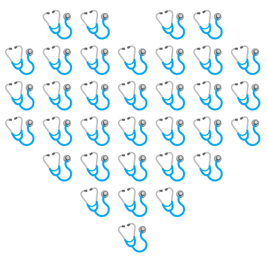 hearts stethoscope