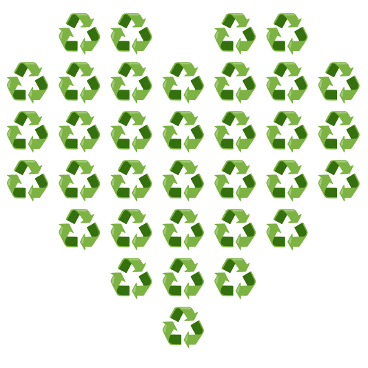 hearts recycle