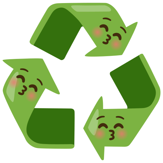 recycle kissing closed eyes
