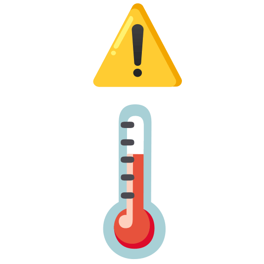 warning thermometer