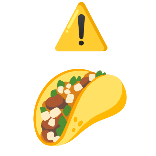 warning taco