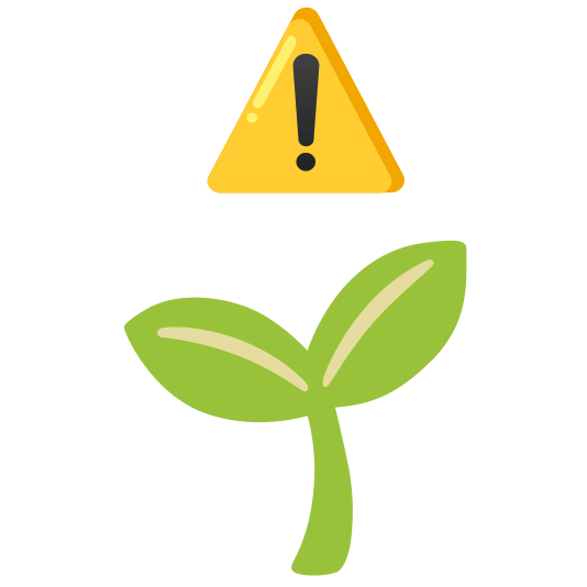 warning seedling