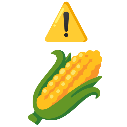 warning corn