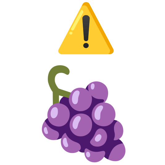 warning grapes