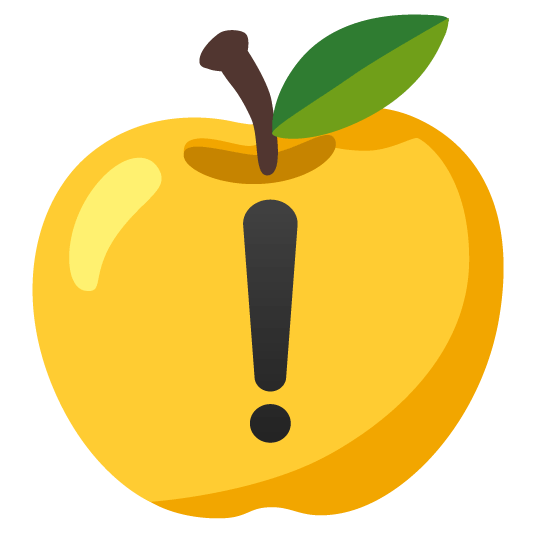 warning apple