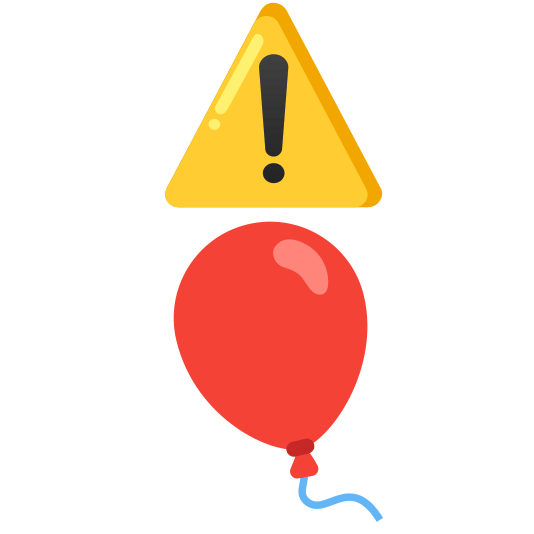 warning balloon