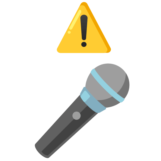 warning microphone