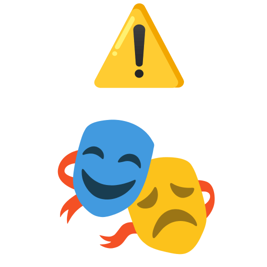 warning performing arts