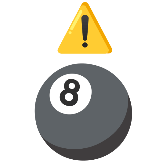 warning 8ball