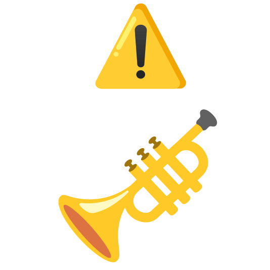 warning trumpet