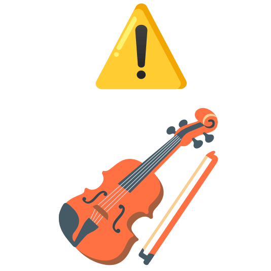 warning violin