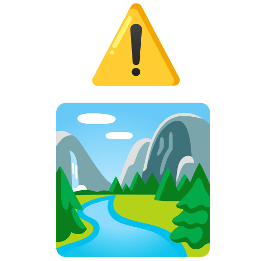 warning national park